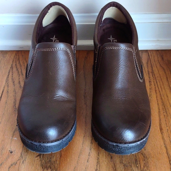 Eastland Shoes - Eastland Women's Reese Brown Slip-on Shoes Size 9.5M